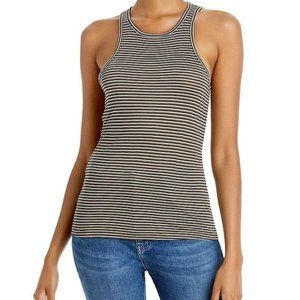 Theory Jersey Light Stripe Racerback Tank M